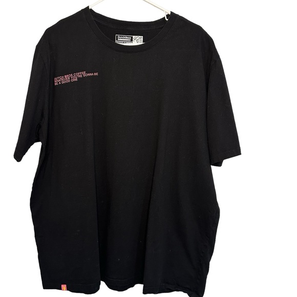 Dutch Bros Oversized Black T PINK “Whatever You’re..” SMALL+MEDIUM+LARGE+XL+XXL - Picture 1 of 7